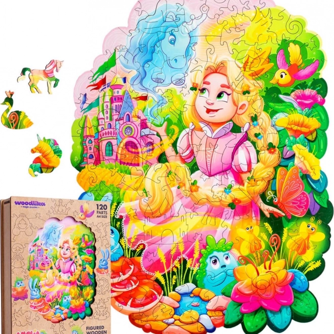 LESENE BARVNE SESTAVLJANKE - Amelia, princesa magije