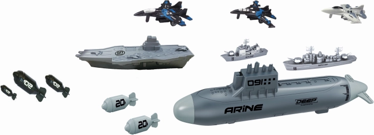 Podmornica z izstreljevalnikom torpedov – igralni set 28 cm