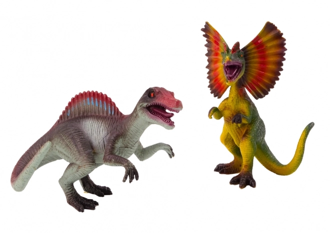 Komplet figuric dinozavrov Spinosaurus Dilophosaurus Set 2el