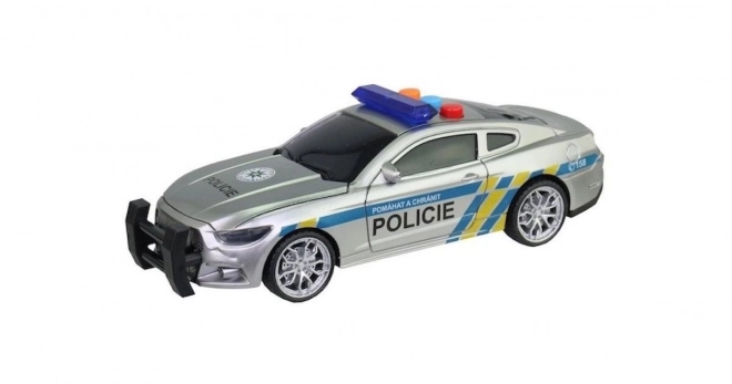 Policijski avto na vztrajnik s svetlobo in zvokom