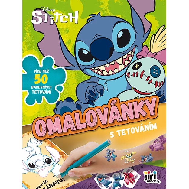Barvanka s tetovažami Lilo & Stitch