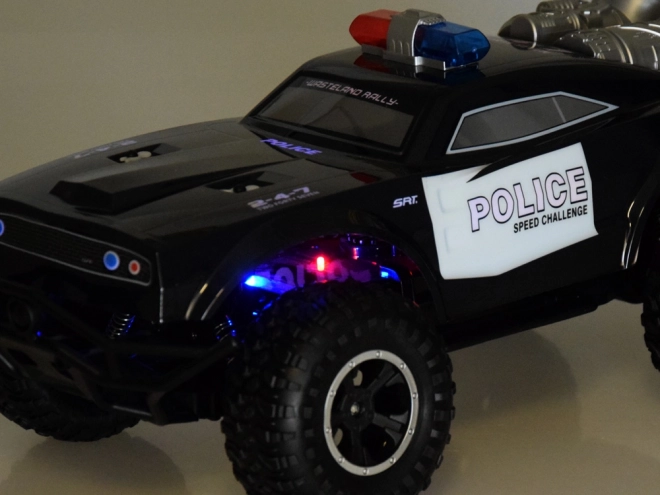Velik Daljinsko vodeni monster truck POLICIJA osvetlitev na daljinsko upravljanje RC0626