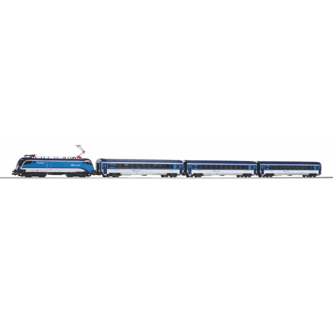 Podroben model ČD railjet z osvetlitvijo