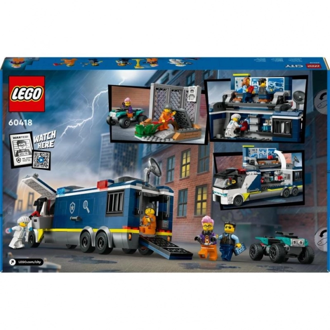 LEGO® City 60418 Mobilna kriminalistična laboratorija policistov