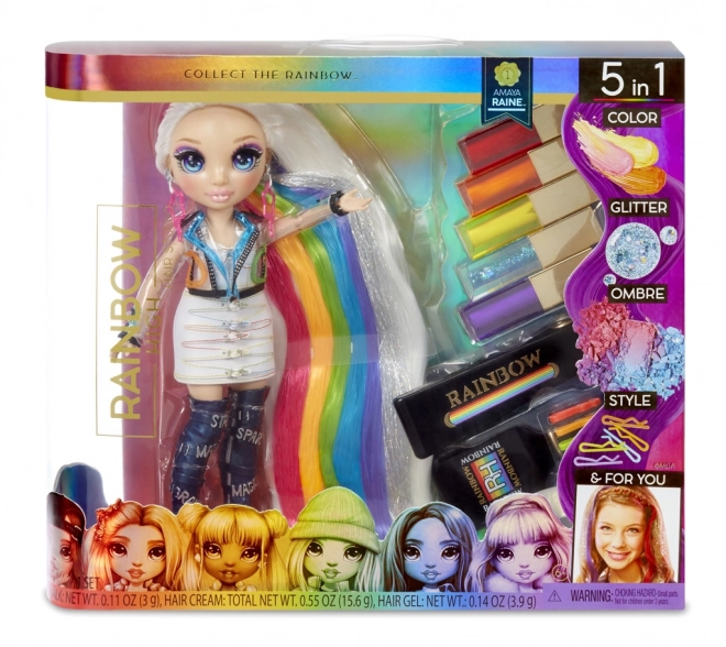 RAINBOW Lutka s frizerskim studiem