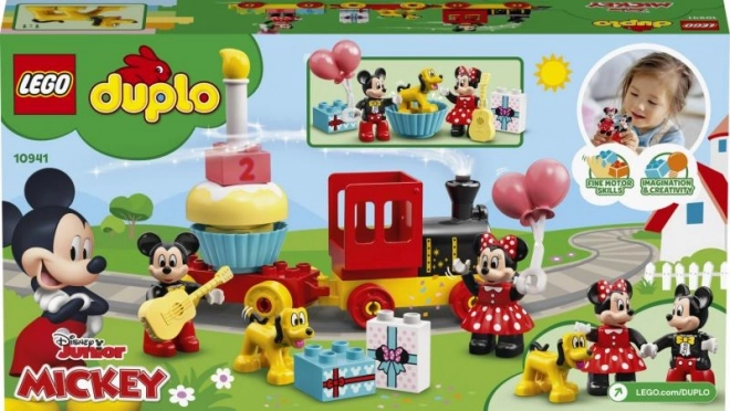 LEGO 10941 DUPLO Rojstnodnevni vlak Mickeyja in Minnie