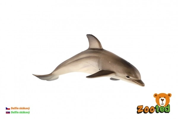 Delfin skakajoč zooted plast 12 cm v vrečki