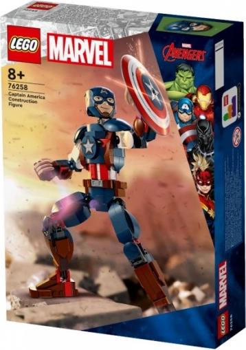 lego marvel figura captain america za sestavljanje