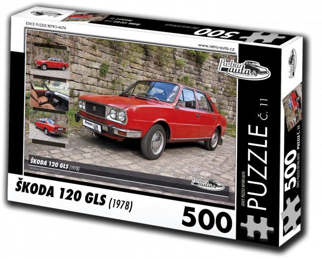 Sestavljanka RETRO-AUTA Škoda 120 GLS 1978 – 500 kosov