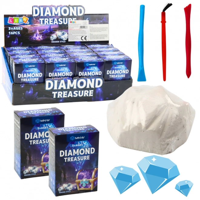 Kreativni set diamantnih izkopavanj