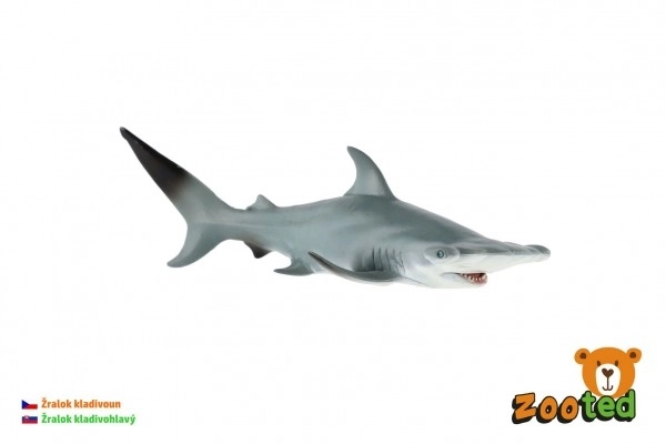 Veliki kladivo morski pes zooted plast 19cm v vrečki