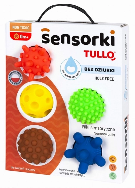 Kreativne senzorične žogice Tullo za otroke