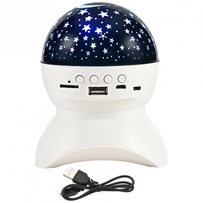 Nočni LED projektor z zvočnikom in Bluetooth