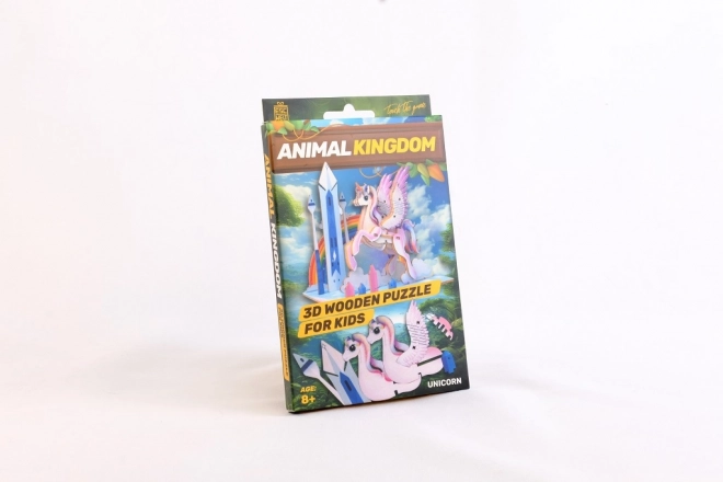 3D lesene sestavljanke Samorog