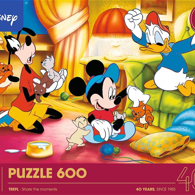Trefl Puzzle Disney: Mikki Miška in prijatelji 600 kosov