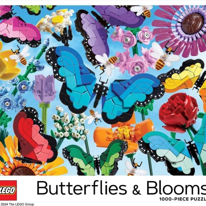 Puzzle LEGO Metulji in Rože 1000 kosov