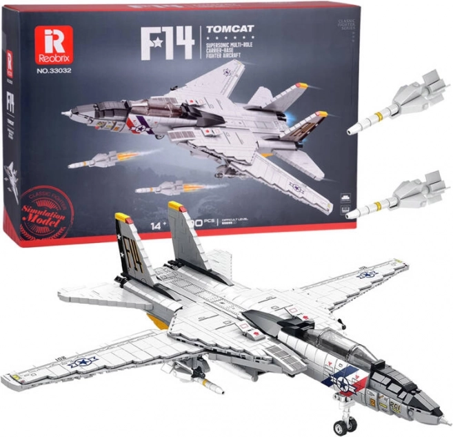 Tehnični gradbeni set REOBRIX F-14 Tomcat – 1600 kosov