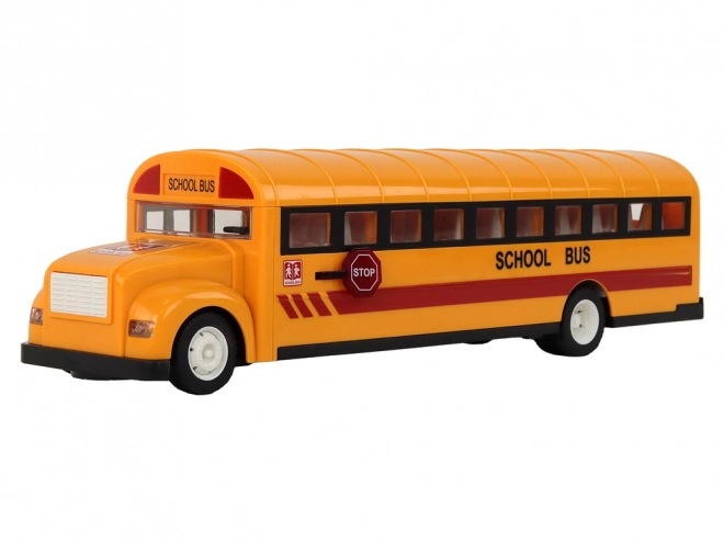 Rumeni šolski avtobus na daljinsko upravljanje R/C Odprta vrata