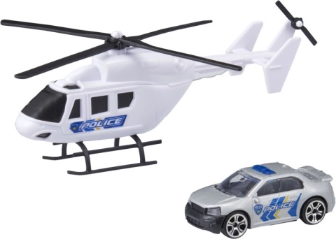 TEAMSTERZ helikopter in avtomobilček – komplet reševalnih vozil