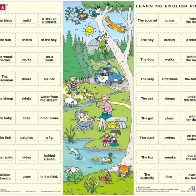 Larsen puzzle Angleščina: Pri gozdu 54 koščkov