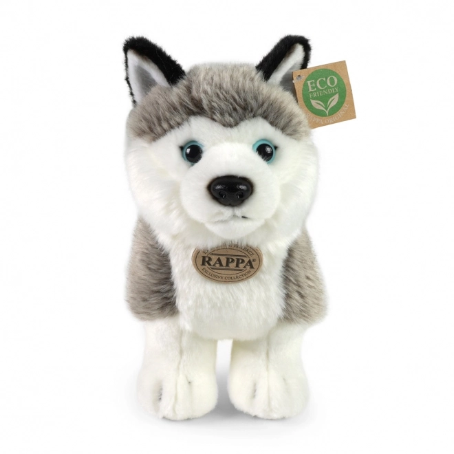Plišasti pes husky stoječi 23 cm EKOLOŠKI