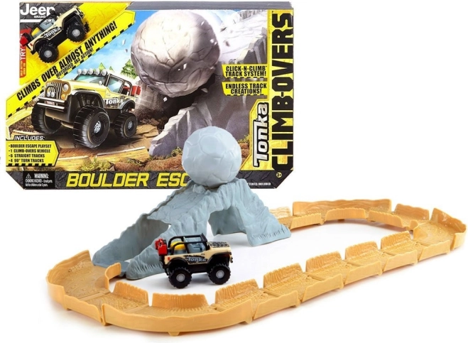 Komplet proge TONKA BOULDER ESCAPE s terenskim avtomobilčkom
