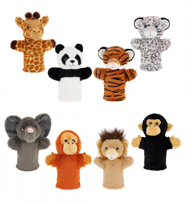 Keel Toys SE3076-2 Keeleco Snežni leopard - eko plišasta lutka za roko 27 cm