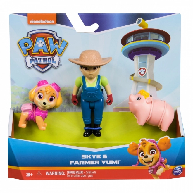 Set figuric Tačke na patrulji Skye in kmetice Yumi