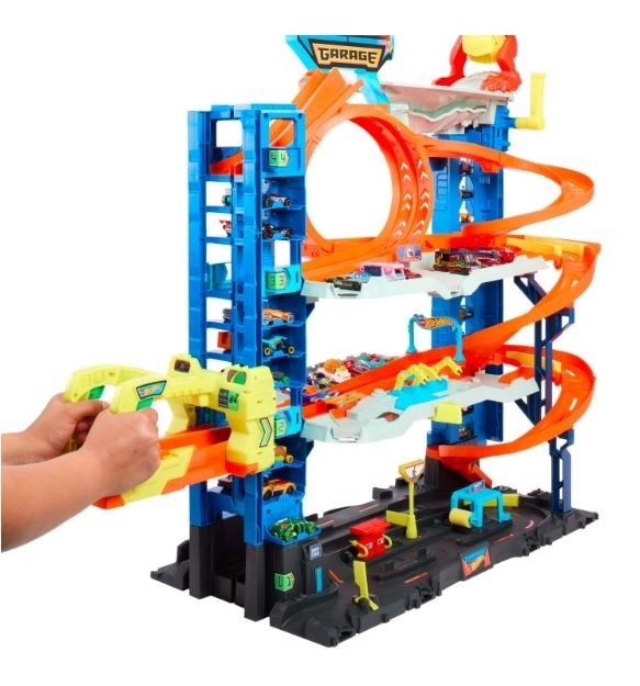 Mega garaža z zmajevim napadom Hot Wheels City
