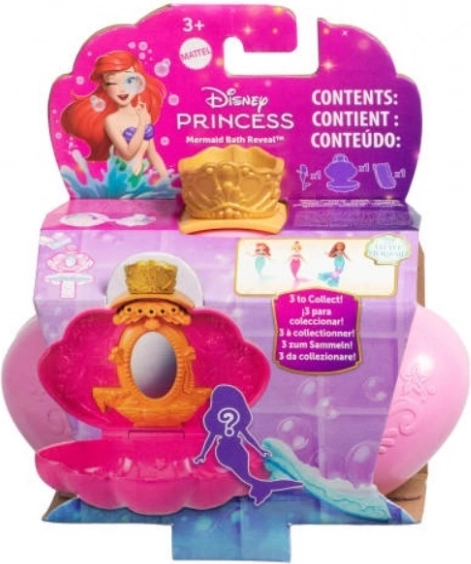 DISNEY PRINCESS morska vila v školjki – kopalni igralni set (mix)