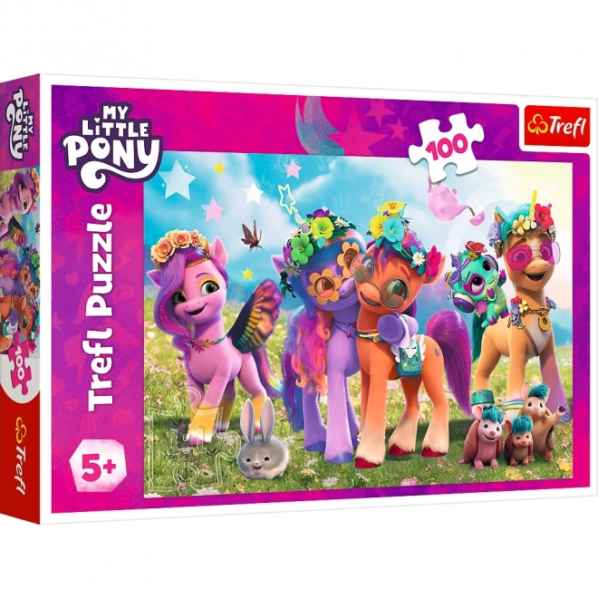 Vesela sestavljanka My Little Pony 100 delov