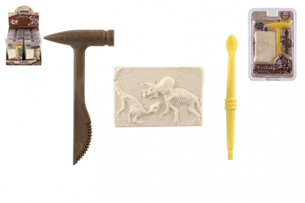 Mali arheolog dinozaver fosilije plast 2 barvi v blistru 12,5x19x5cm 12 kosov v škatli