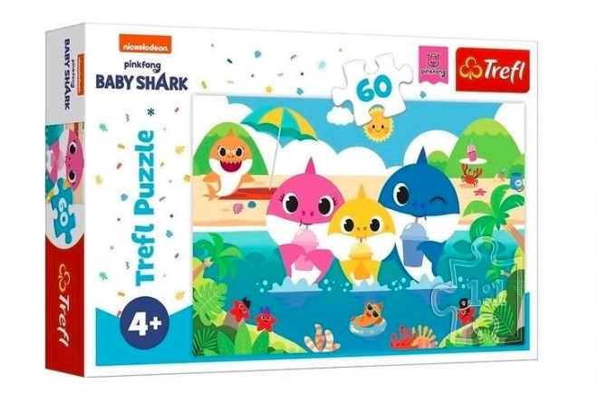 Sestavljanka - Baby shark 60 kosov
