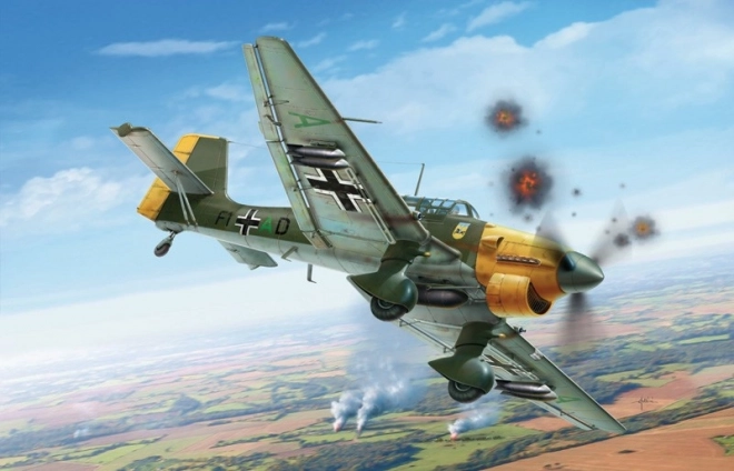 Model letala Junkers JU-87 B Stuka Bitka za Britanijo