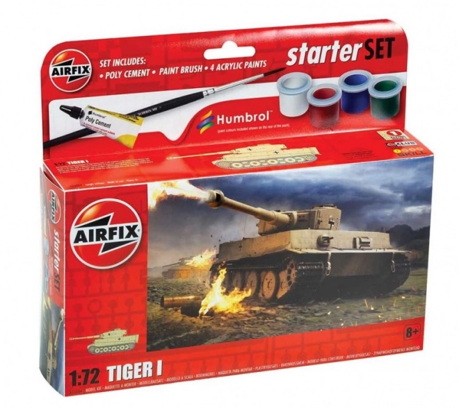 Plastični model Tiger I v majhnem setu