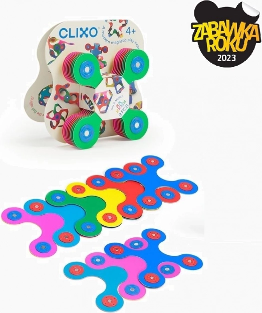 Clixo tiny & mighty magnetna sestavljanka 9 kosov