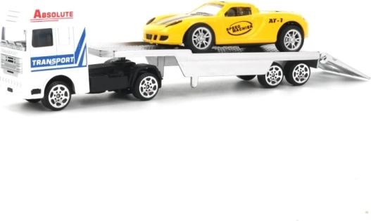 Navijalni vlečni tovornjak z avtomobilčkom – kovinski transporter