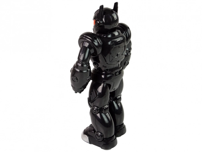Interaktivni robot hodi Zvok Svetloba črna