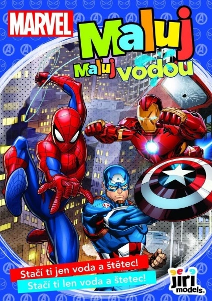 Pobarvanke Barvaj z vodo Marvel