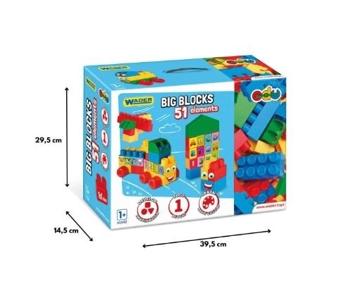 Komplet Veliki Kocke 51 Kos
