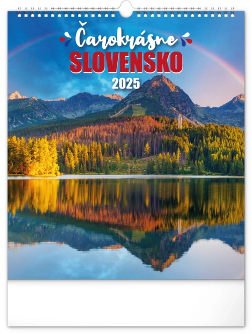 NOTIQUE Stenski koledar Čarobna Slovenija 2025, 30 x 34 cm