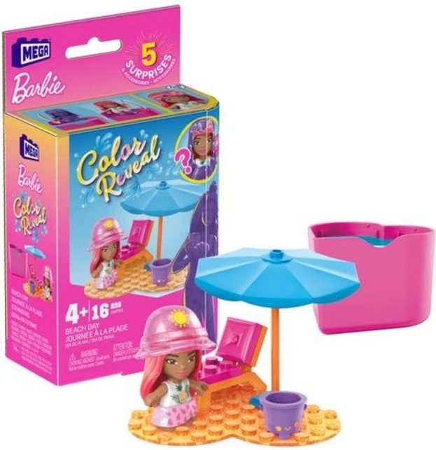 Mega Construx Barbie Color Reveal mikropunčka