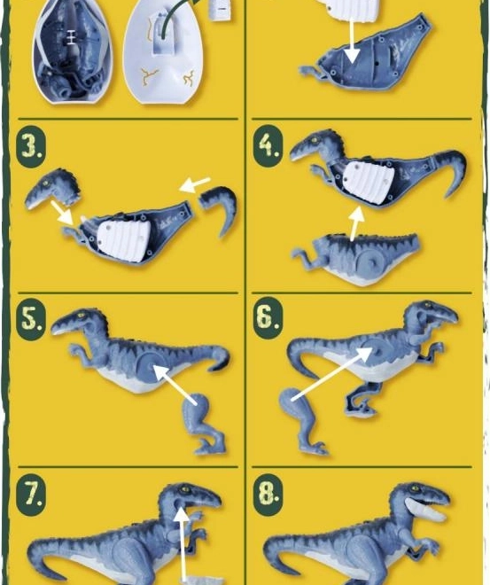 Svetleča figura dinozavra v jajcu