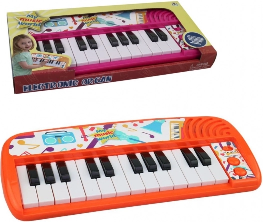 Elektronski otroški klavir, 24 tipk, 30 cm