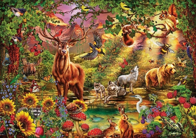 Sestavljanka 1000 kosov ART PUZZLE čarobni gozd