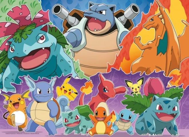 Pokémon sestavljanka 4x100 kosov