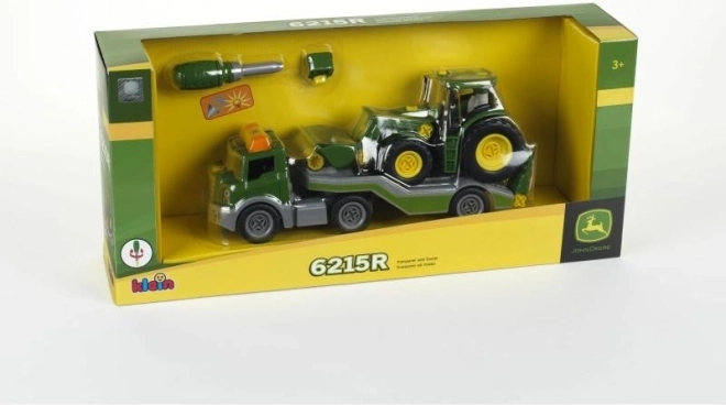Traktor JOHN DEERE za sestavljanje na vlečni prikolici