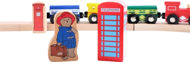 Mali nožni Leseni vlakec Paddington 43 delov