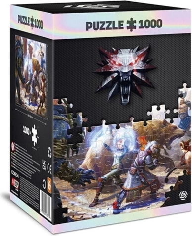 Sestavljanka GOOD LOOT The Witcher – Geralt in Triss v bitki, 1000 kosov