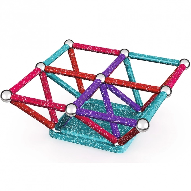 Magnetna sestavljanka GEOMAG Glitter 60 kosov